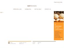 Tablet Screenshot of ccfbrands.com
